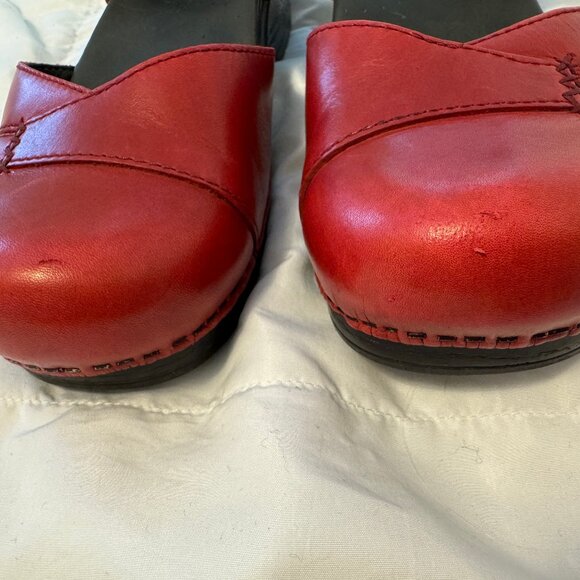 Dansko Margrete red sandals 40 - Picture 6 of 11